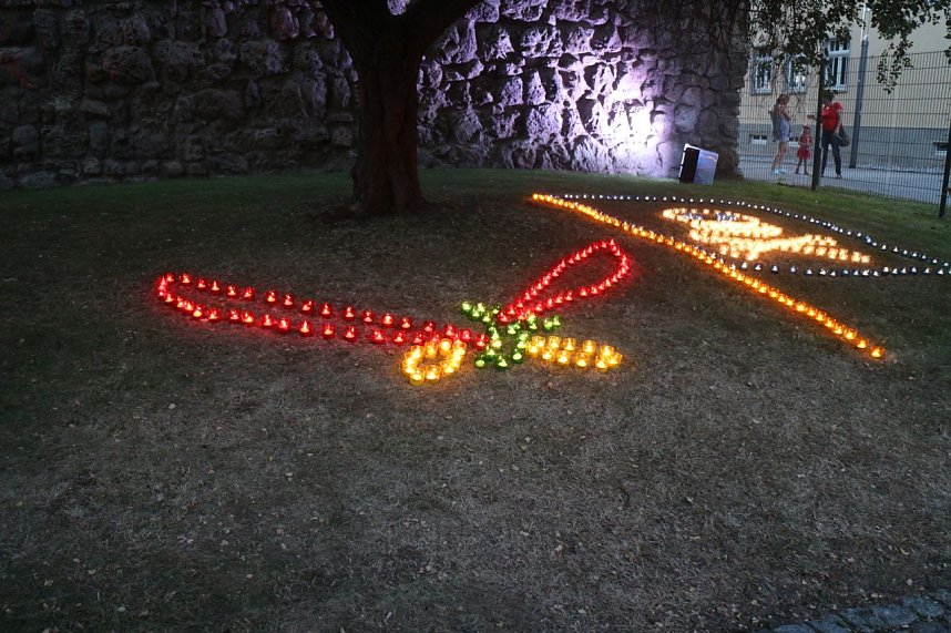 Lichterfest 2016 auf dem Petersberg in Nordhausen