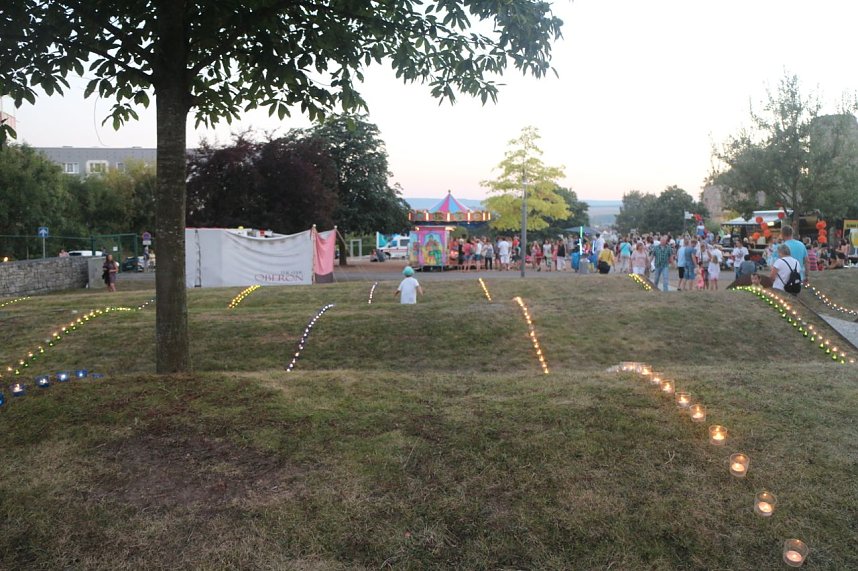 Lichterfest 2016 auf dem Petersberg in Nordhausen