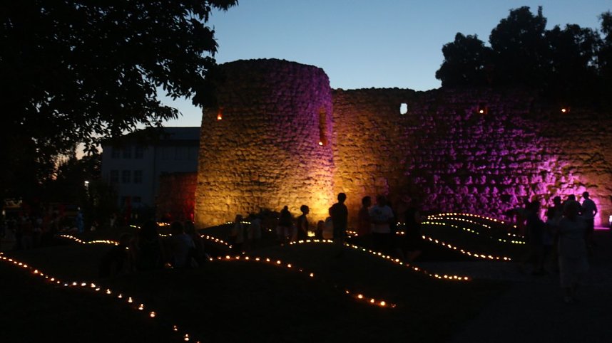 Lichterfest 2016 auf dem Petersberg in Nordhausen
