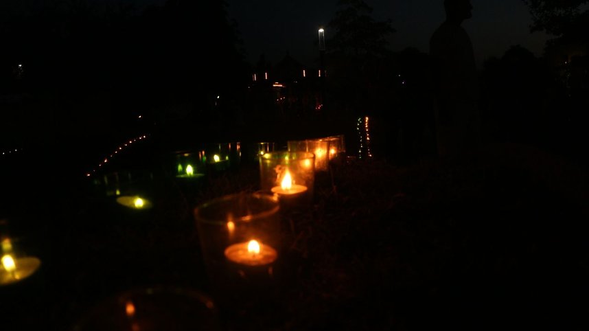 Lichterfest 2016 auf dem Petersberg in Nordhausen