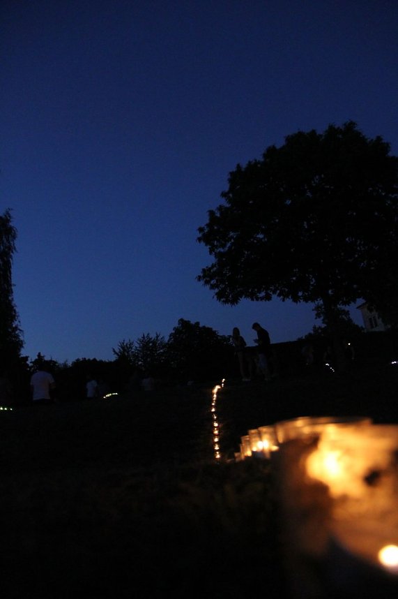 Lichterfest 2016 auf dem Petersberg in Nordhausen