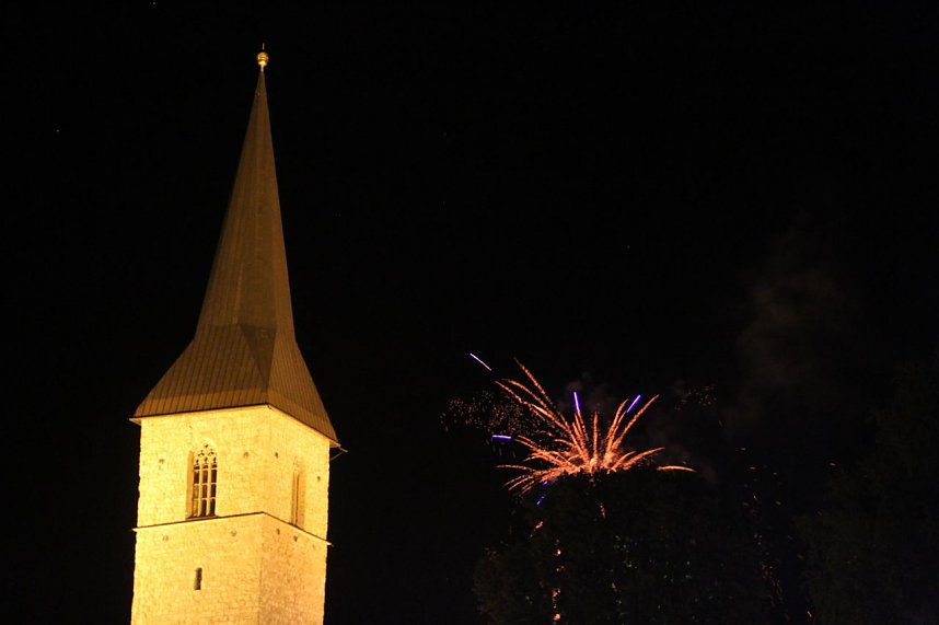 Lichterfest 2016 auf dem Petersberg in Nordhausen