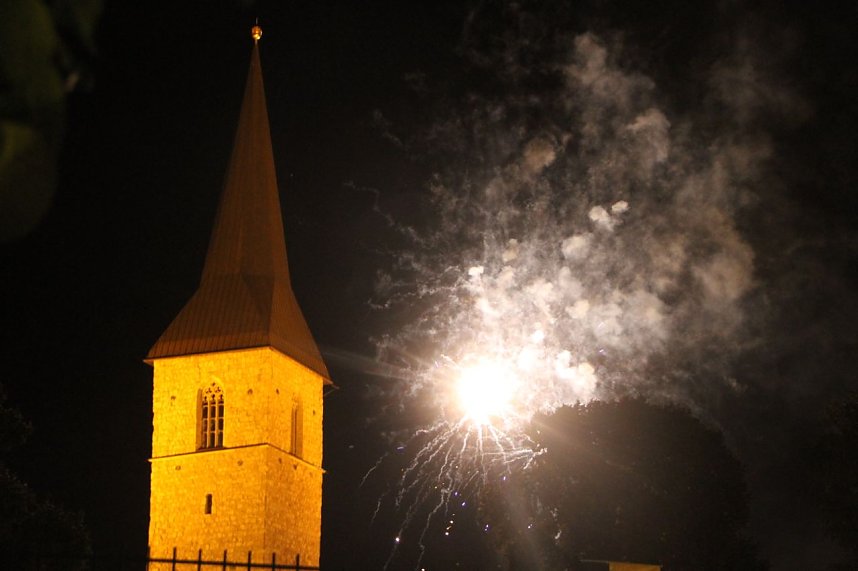 Lichterfest 2016 auf dem Petersberg in Nordhausen