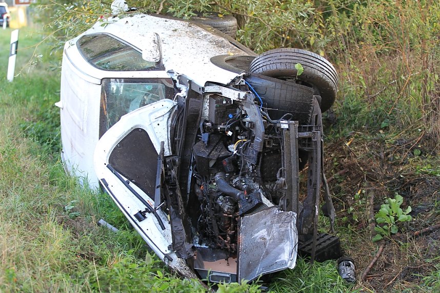 Unfall zwischen H&uuml;nstein und Hainrode