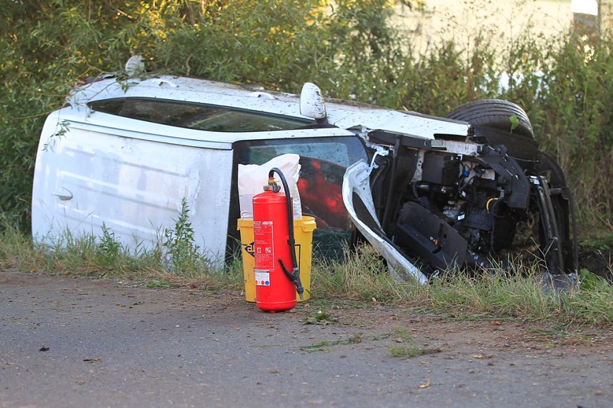 Unfall zwischen H&uuml;nstein und Hainrode
