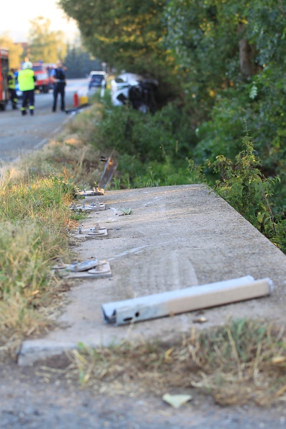 Unfall zwischen H&uuml;nstein und Hainrode