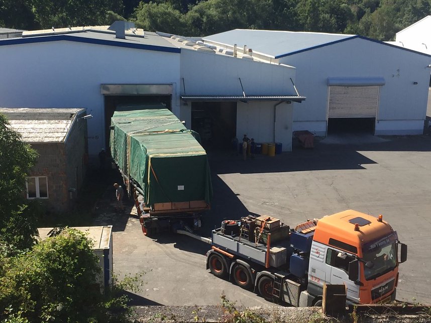 Angekommen und abgeladen