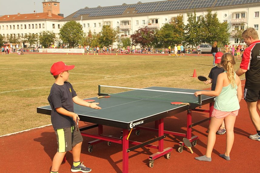Grundschulsporttag auf dem Hohekreuz-Sportplatz