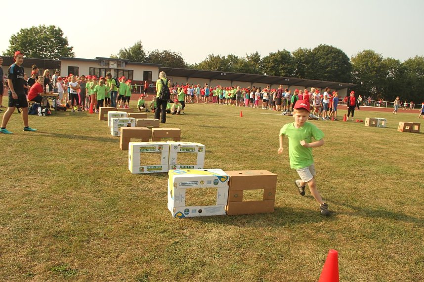 Grundschulsporttag auf dem Hohekreuz-Sportplatz
