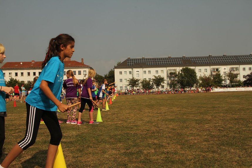Grundschulsporttag auf dem Hohekreuz-Sportplatz