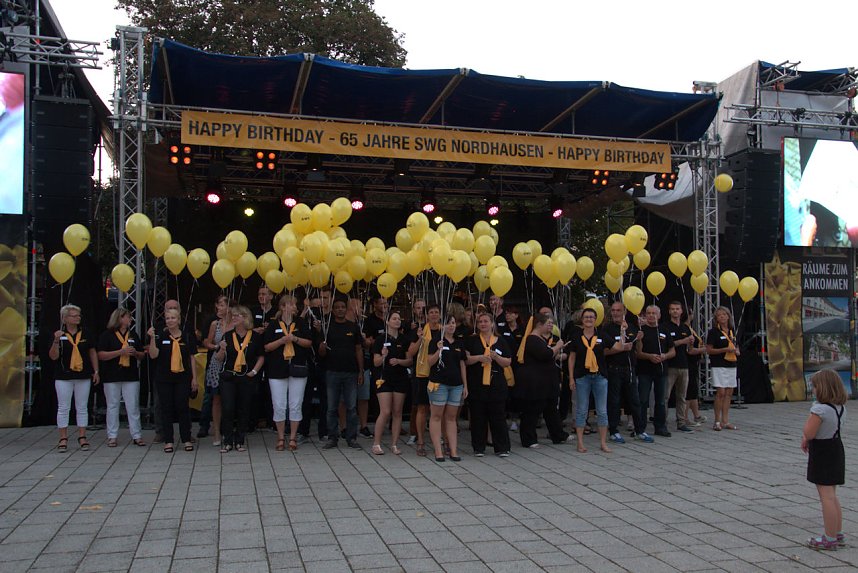SWG-Feier auf dem Theaterplatz