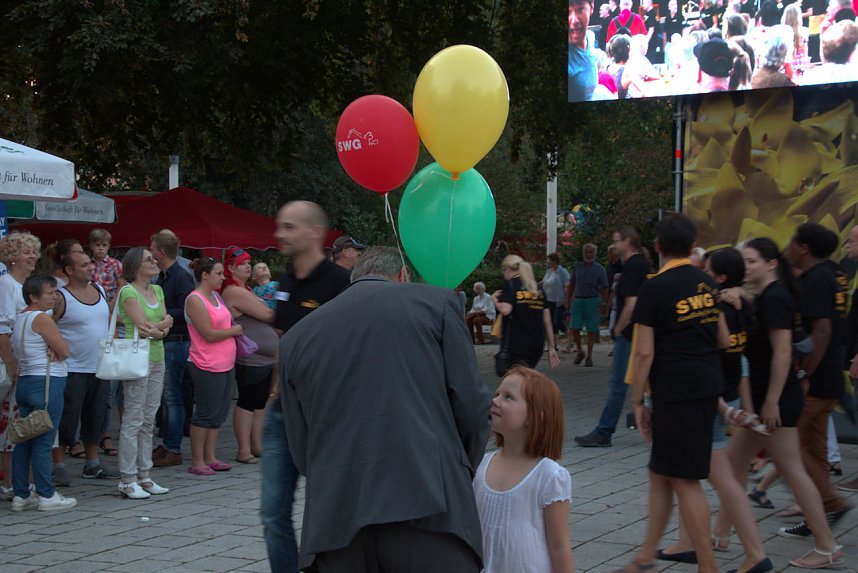 SWG-Feier auf dem Theaterplatz