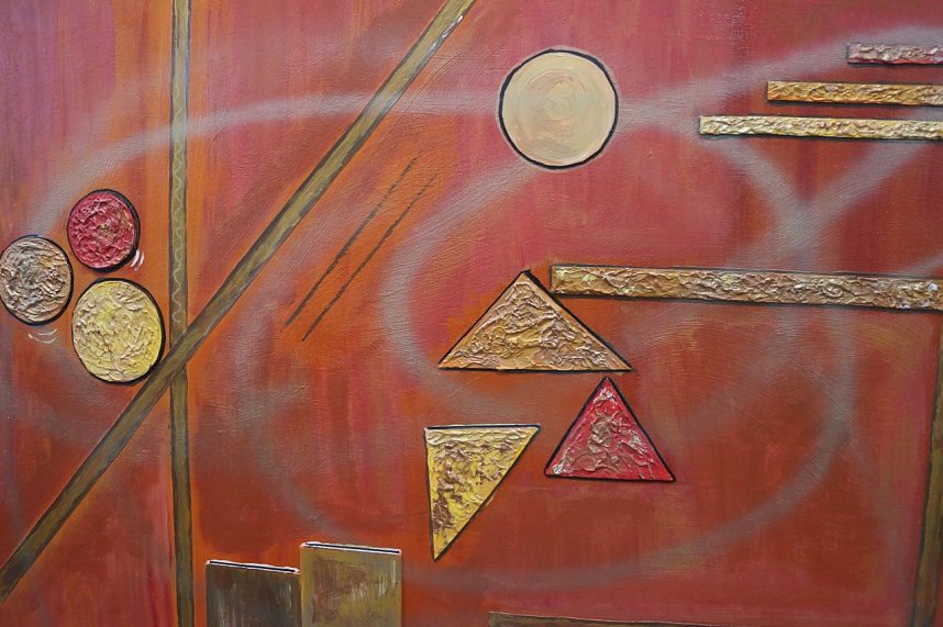 Abstrakte Inspiration - neue Ausstellung in der Kreissparkasse Nordhausen