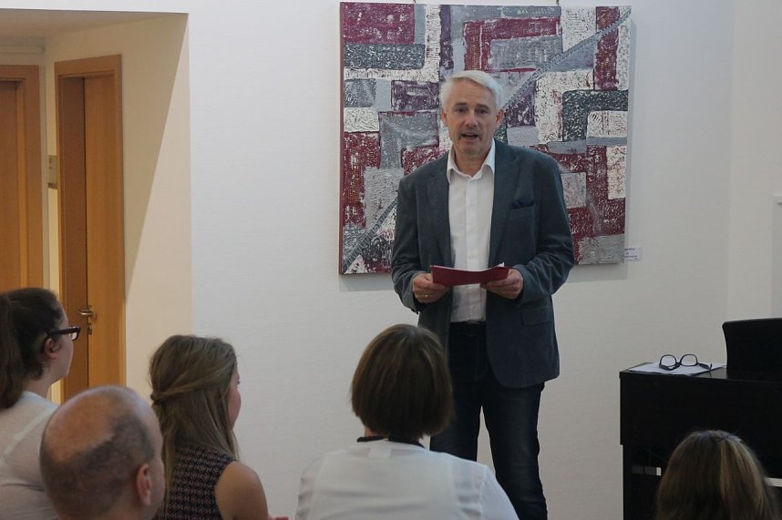 Abstrakte Inspiration - neue Ausstellung in der Kreissparkasse Nordhausen