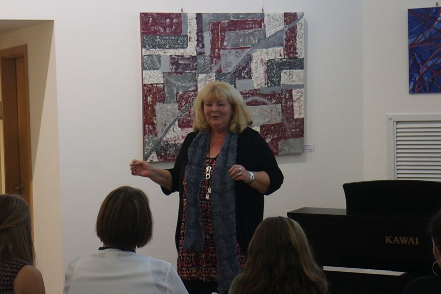 Abstrakte Inspiration - neue Ausstellung in der Kreissparkasse Nordhausen