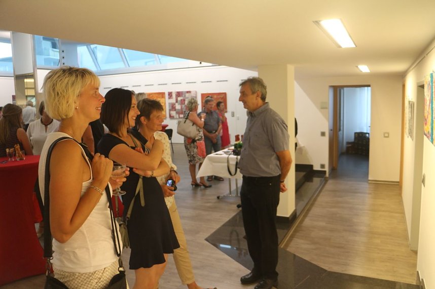 Abstrakte Inspiration - neue Ausstellung in der Kreissparkasse Nordhausen