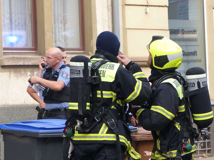 Wohnungsbrand mit vier Verletzten
