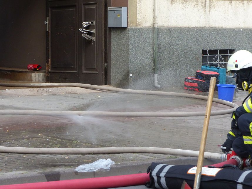 Wohnungsbrand mit vier Verletzten