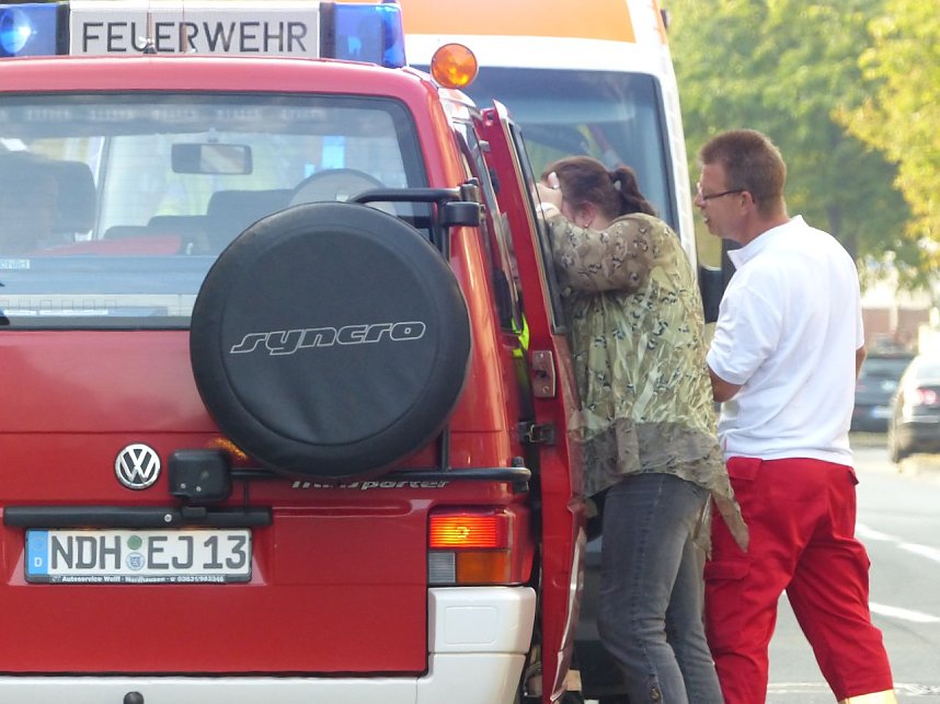 Wohnungsbrand mit vier Verletzten