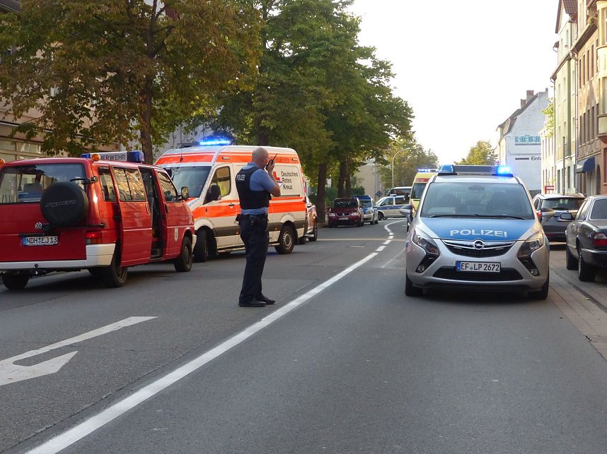Wohnungsbrand mit vier Verletzten