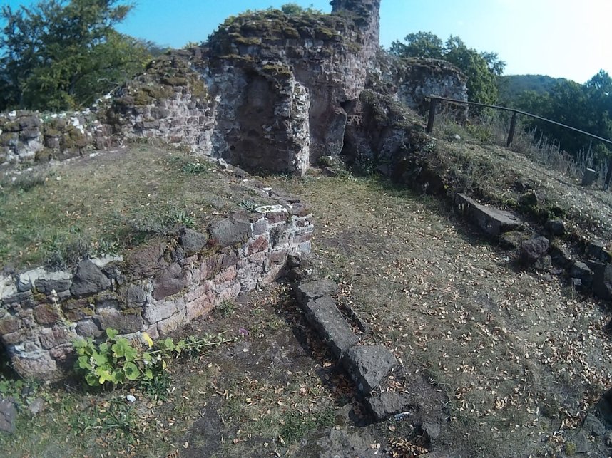 Burgruine Hohnstein von "oben"