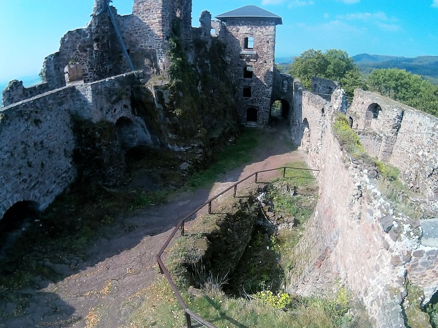Burgruine Hohnstein von "oben"