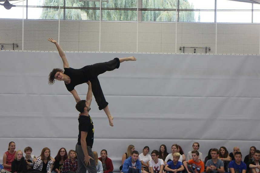 Musik, Bewegung, Kunst - "Instant Acts" an der Regelschule Heringen