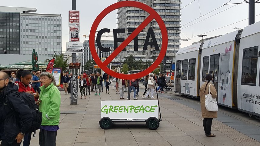 Protest gegen TTIP