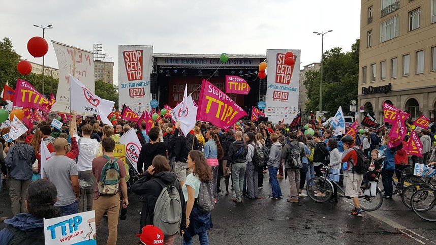 Protest gegen TTIP