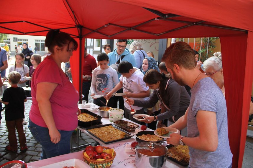 Essen der Kulturen in der Kurzen Meile