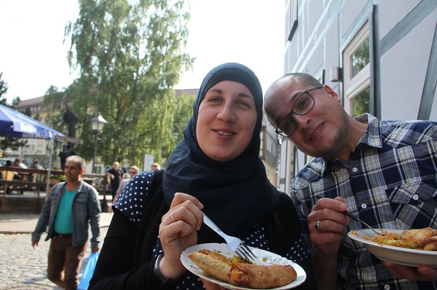 Essen der Kulturen in der Kurzen Meile