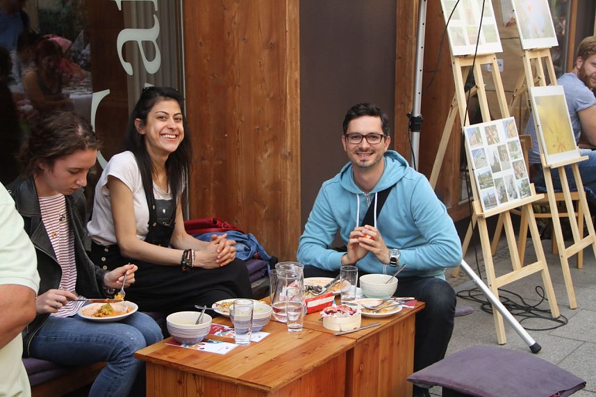 Essen der Kulturen in der Kurzen Meile