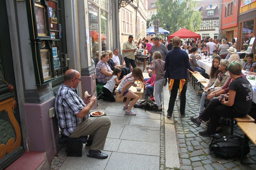 Essen der Kulturen in der Kurzen Meile
