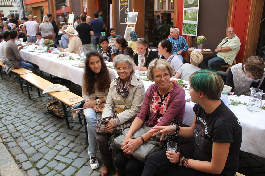 Essen der Kulturen in der Kurzen Meile