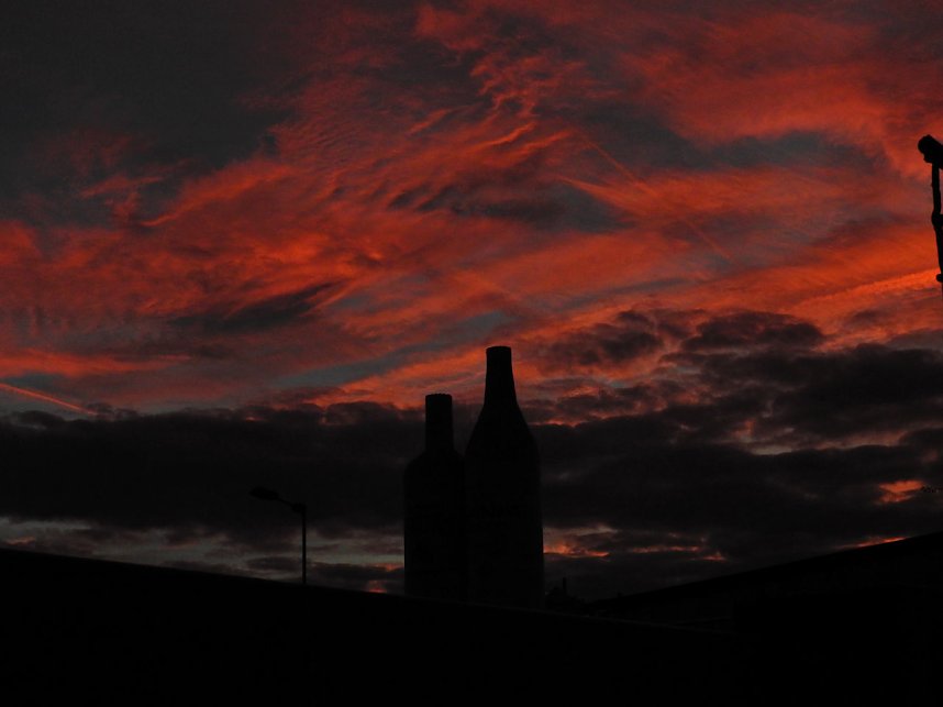 Farbenspiel &uuml;ber Nordhausen