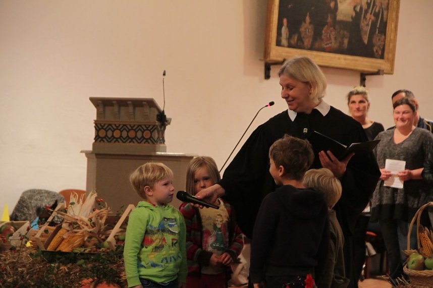 Erntedank Gottesdienst der Nordth&uuml;ringer Lebenshilfe