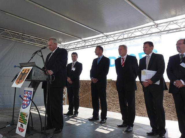 Spatenstich Weiterbau A 71