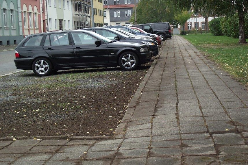 Heute pr&auml;sentiert sich dem Betrachter dieses Bild in der Justus-Jonas-Stra&szlig;e