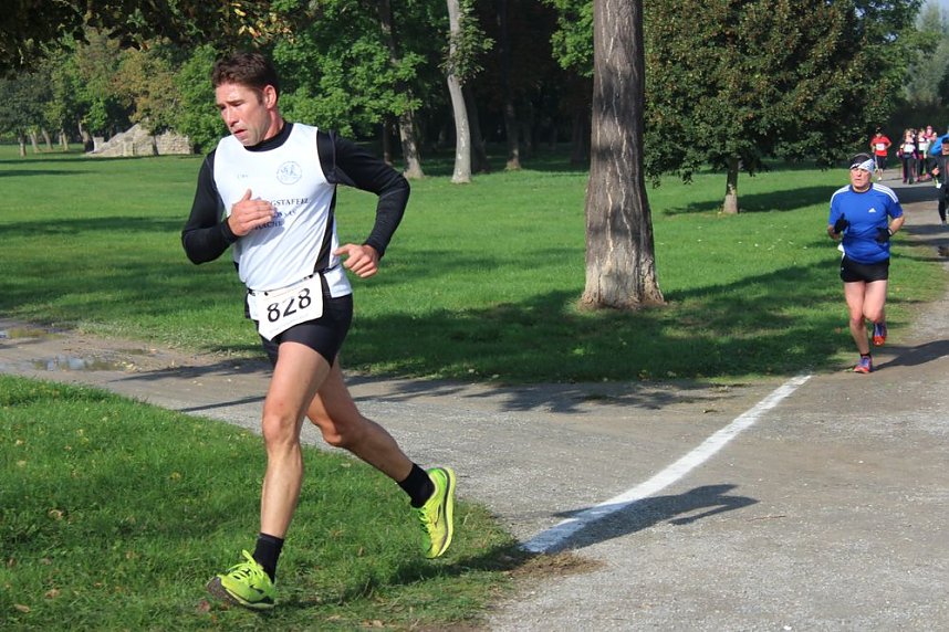 Die langen Strecken beim Stadtparklauf