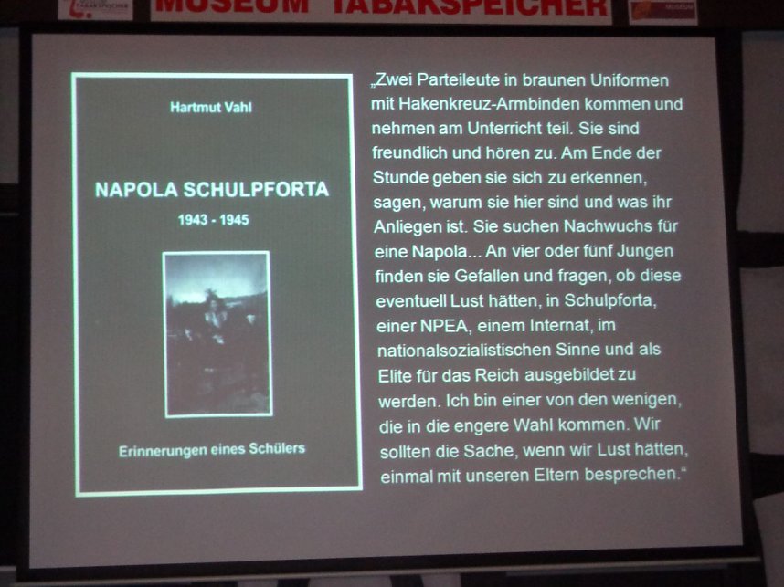 Vortrag im Tabalspeicher