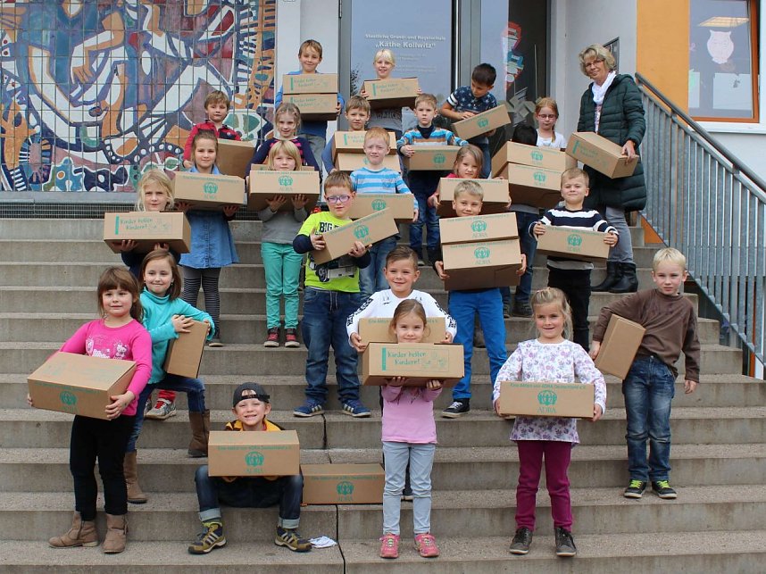 Erste P&auml;ckchen abgeholt