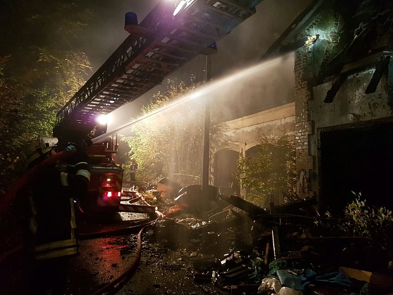 Feuer in Steierbergklinik