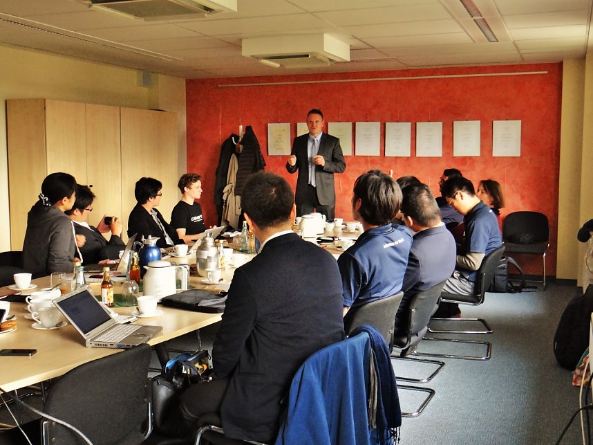 Japanische Delegation war unterwegs