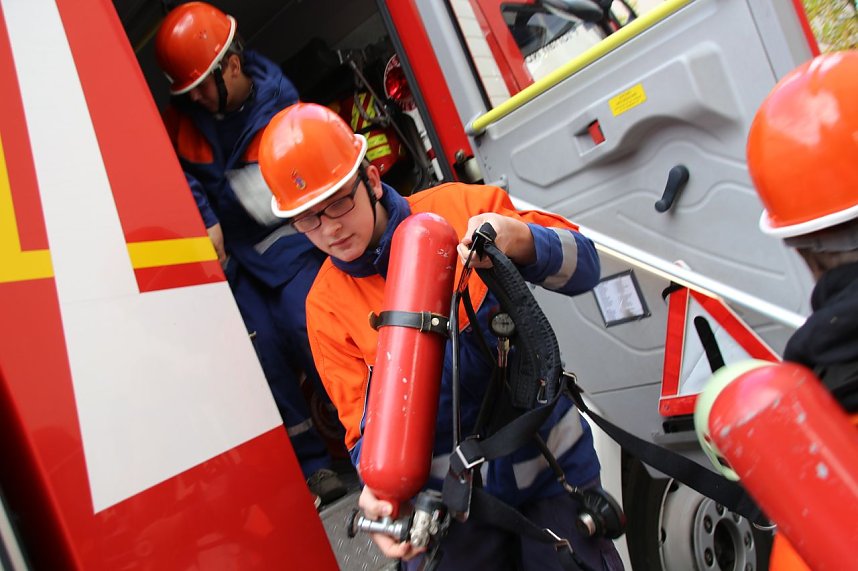 Tolle &Uuml;bung mit den Jugendwehren