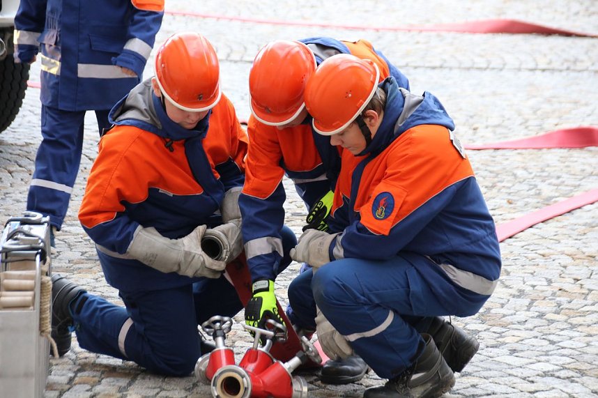 Tolle &Uuml;bung mit den Jugendwehren