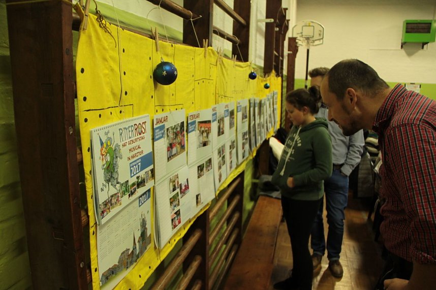 In Harztor lie&szlig; man heute das Musical "Ritter Rost feiert Geburtstag" noch einmal Revue passieren