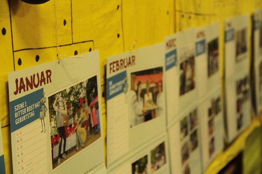 In Harztor lie&szlig; man heute das Musical "Ritter Rost feiert Geburtstag" noch einmal Revue passieren