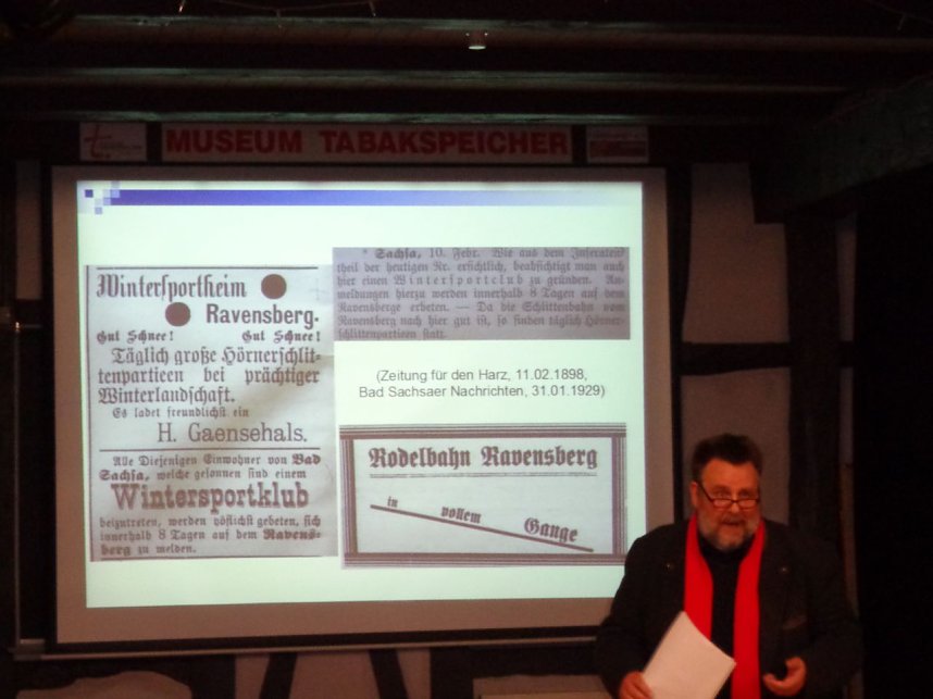 Vortrag im Tabakspeicher