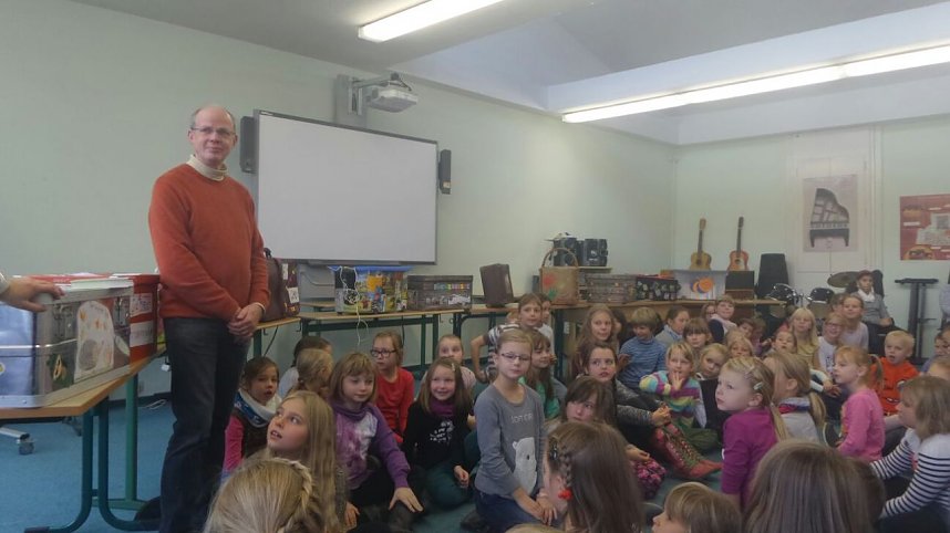 Lesezeit an der Grundschule K&auml;the Kollwitz