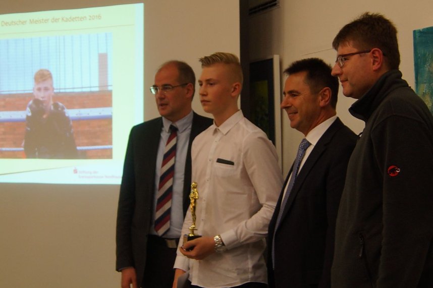 Ehrung der Sportchampions- und botschafter